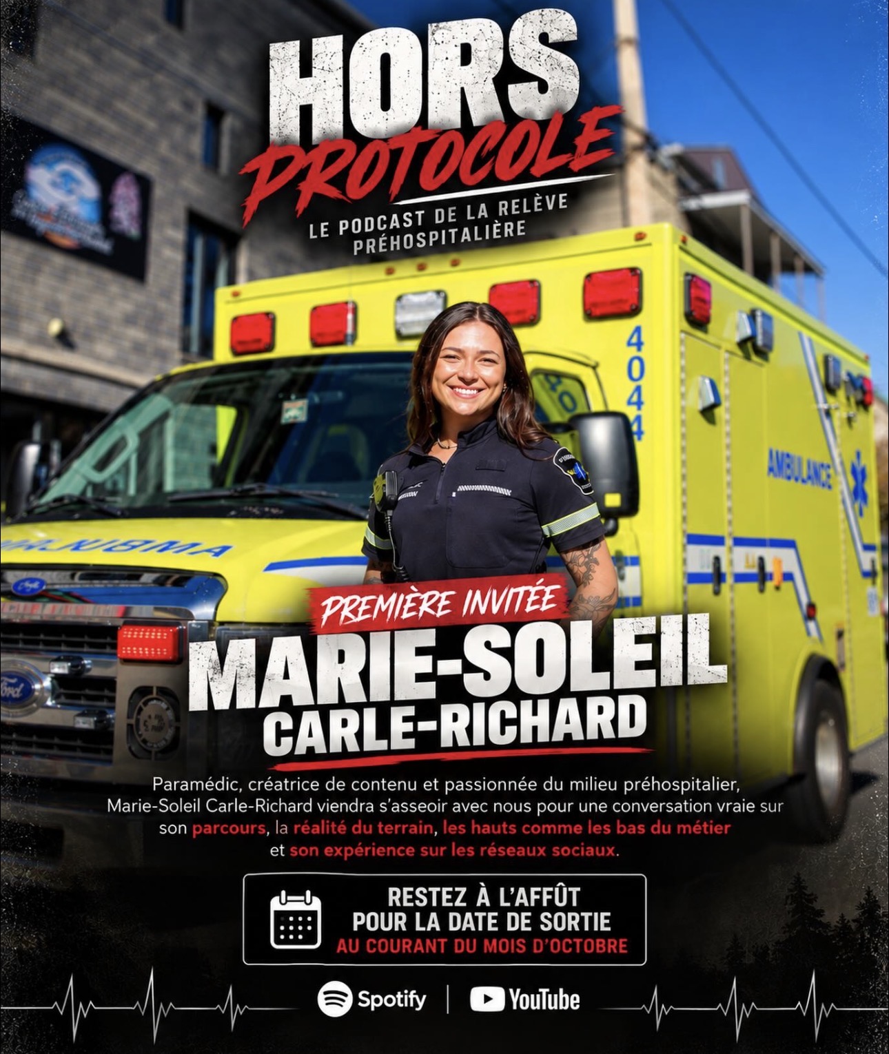 Marie-Soleil Carle-Richard — première invitée de Hors Protocole